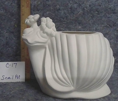 Snail flowerpot planter C-17