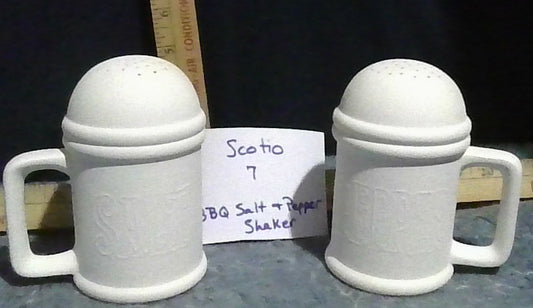 BBQ Salt and Pepper shakers Scotio 7